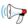 Эмодзи Громкоговоритель 📢 image - Emojidex style