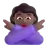 Woman Gesturing No: Medium-Dark Skin Tone