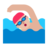Person Swimming: Medium-Light Skin Tone