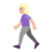 Woman Walking: Medium-Light Skin Tone