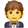Person In Tuxedo Emoji 🤵 image - Samsung style