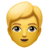 คนที่มีผมสีบลอนด์ Emoji 👱 image - Huawei Harmony OS style