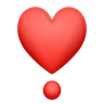 Emoji Nehéz szív felkiáltójel dísz dísz ❣ image - Huawei Harmony OS style