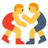 Men Wrestling Emoji 🤼‍♂️ image - Tossface style