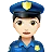 Woman Police Officer: Light Skin Tone