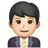 Man Office Worker: Light Skin Tone