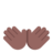 Open Hands: Medium-Dark Skin Tone
