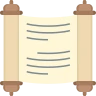 Rolagem Emoji 📜 image - EmojiTwo style