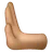 Leftwards Pushing Hand: Medium Skin Tone