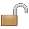Kilidi Aç Emoji 🔓 image - Emojidex style