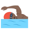 Person Swimming: Dark Skin Tone Emoji 🏊🏿 image - EmojiTwo style