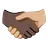 Handshake: Dark Skin Tone, Medium-Light Skin Tone