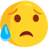 松一口气 Emoji 😥 image - Facebook Messenger (2016) style