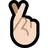 Crossed Fingers: Light Skin Tone