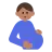 Pregnant Man: Medium Skin Tone