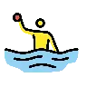 Man Playing Water Polo Emoji 🤽‍♂️ image - OpenMoji style