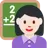 Woman Teacher: Light Skin Tone