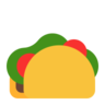 Taco Emoji 🌮 image - Microsoft Classic 2D style