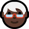 Older Person: Dark Skin Tone Emoji 🧓🏿 image - Microsoft Windows 10 Segoe UI Emoji style