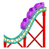 Achterbahn Emoji 🎢 image - Huawei Harmony OS style