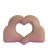 Heart Hands: Medium Skin Tone