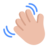 Waving Hand: Medium-Light Skin Tone