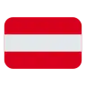 Flag: Austria Emoji 🇦🇹 image - Tossface style