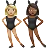 Women With Bunny Ears: Medium-Light Skin Tone, Medium-Dark Skin Tone