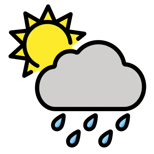 雨云后的白色太阳