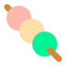日本团子 Emoji 🍡 image - Microsoft Classic 2D style