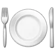 Fork And Knife With Plate