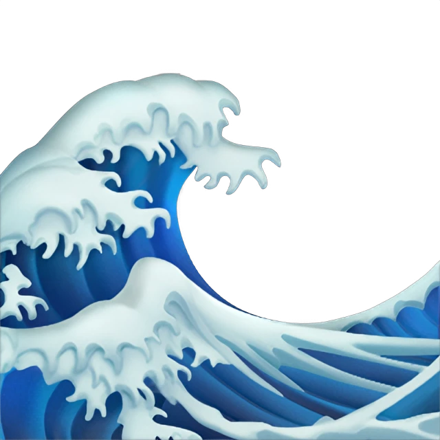 🌊｜水の波絵文字の意味、コピー＆ペースト