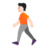 Person Walking: Light Skin Tone