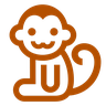 モンキー Emoji 🐒 image - Docomo style