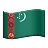 Flag: Turkmenistan
