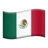 Flag: Mexico Emoji 🇲🇽 image - Apple style