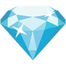 Pedra gema Emoji 💎 image - Skype style