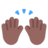 Raising Hands: Medium-Dark Skin Tone