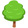 落葉樹 Emoji 🌳 image - Facebook Messenger (2016) style