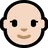 Woman: Light Skin Tone, Bald