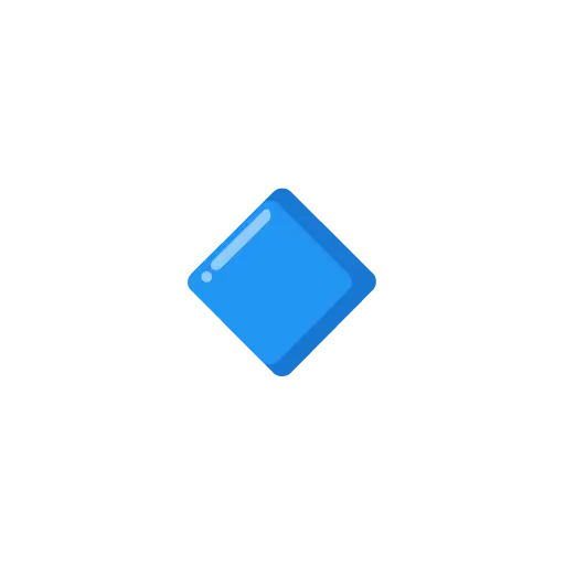Pequeno diamante azul