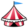 Tente de cirque Emoji 🎪 image - Emojidex style