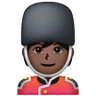 Guard: Dark Skin Tone Emoji 💂🏿 image - Samsung style