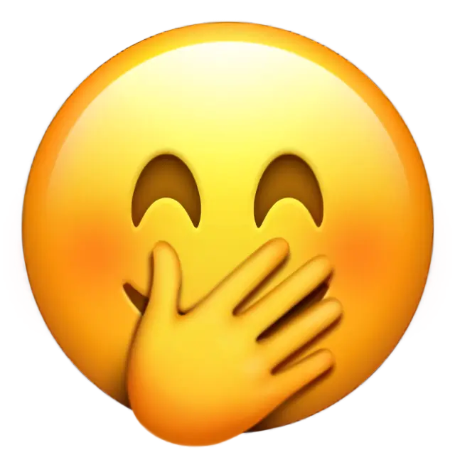 Face With Hand Over Mouth
