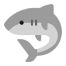 Rekin Emoji 🦈 image - Microsoft Classic 2D style