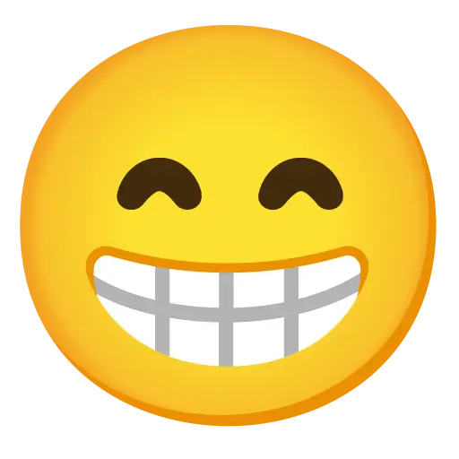 Beaming Face With Smiling Eyes
