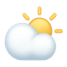 雲後的陽光 Emoji ⛅ image - Huawei Harmony OS style