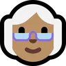 Old Woman: Medium Skin Tone Emoji 👵🏽 image - Microsoft Windows 10 Segoe UI Emoji style