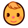 赤ちゃん Emoji 👶 image - Emojidex style
