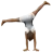 Person Cartwheeling: Medium-Dark Skin Tone